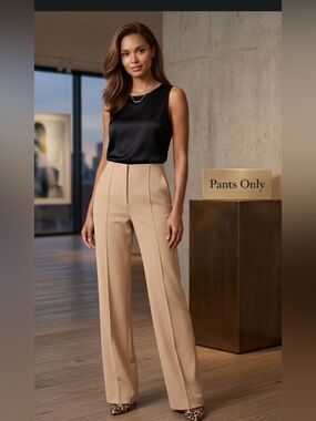 Diane von Furstenberg Pleated Khaki Pants Size 6